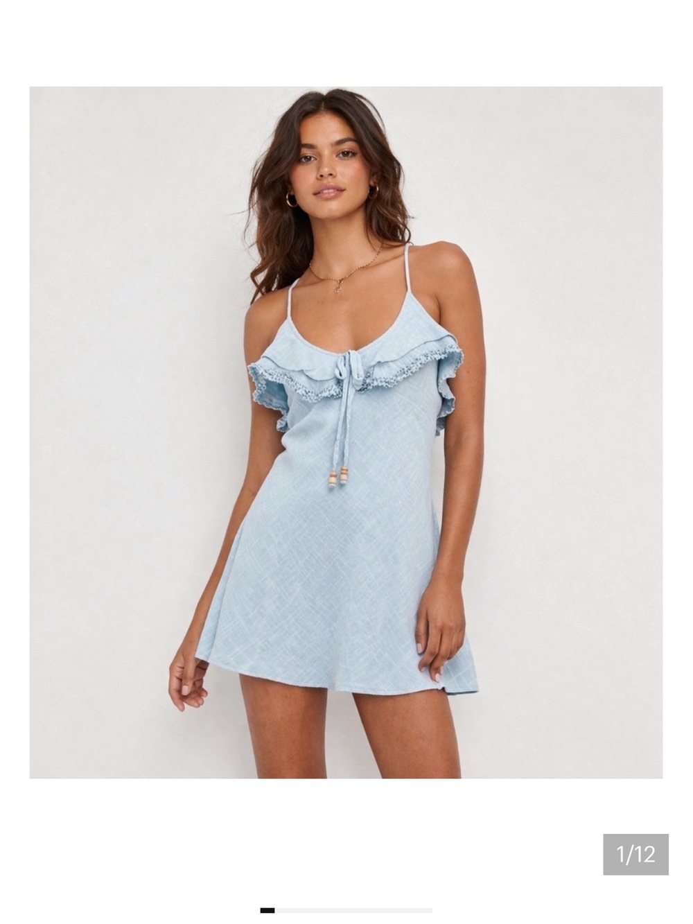 FREE PEOPLE LOVE FOREVER MINI DRESS